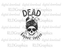 Load image into Gallery viewer, Dead Before Coffee (Glass Can)
