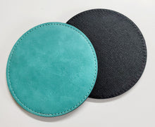 Load image into Gallery viewer, PU Leather Coasters - Round
