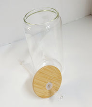 Load image into Gallery viewer, Beer Can Glass with Bamboo Lid

