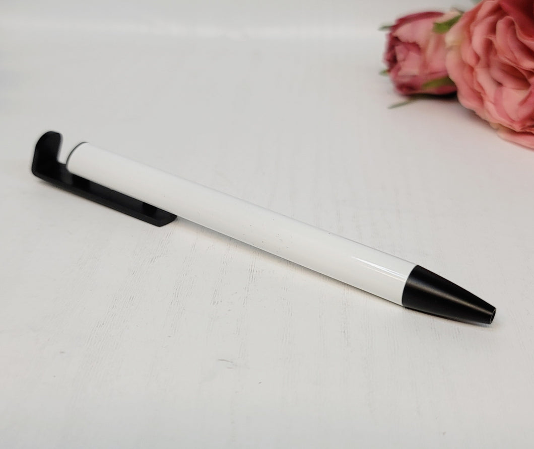 Sublimation Pen with Phone Stand Clicker