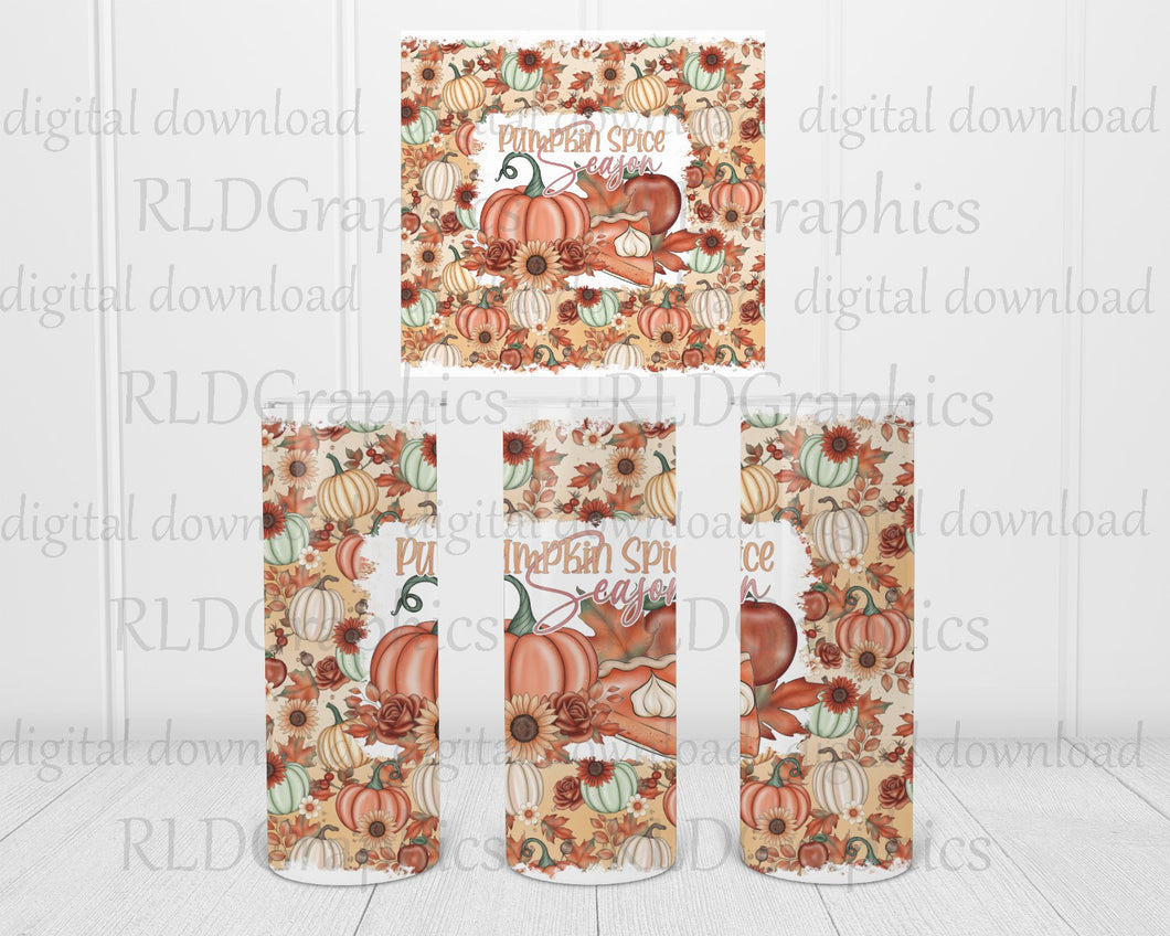Pumpkin Spice Season (30 oz Skinny Tumbler)