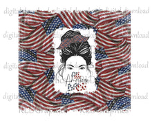 Load image into Gallery viewer, All American Babe (30 oz Skinny Tumbler)
