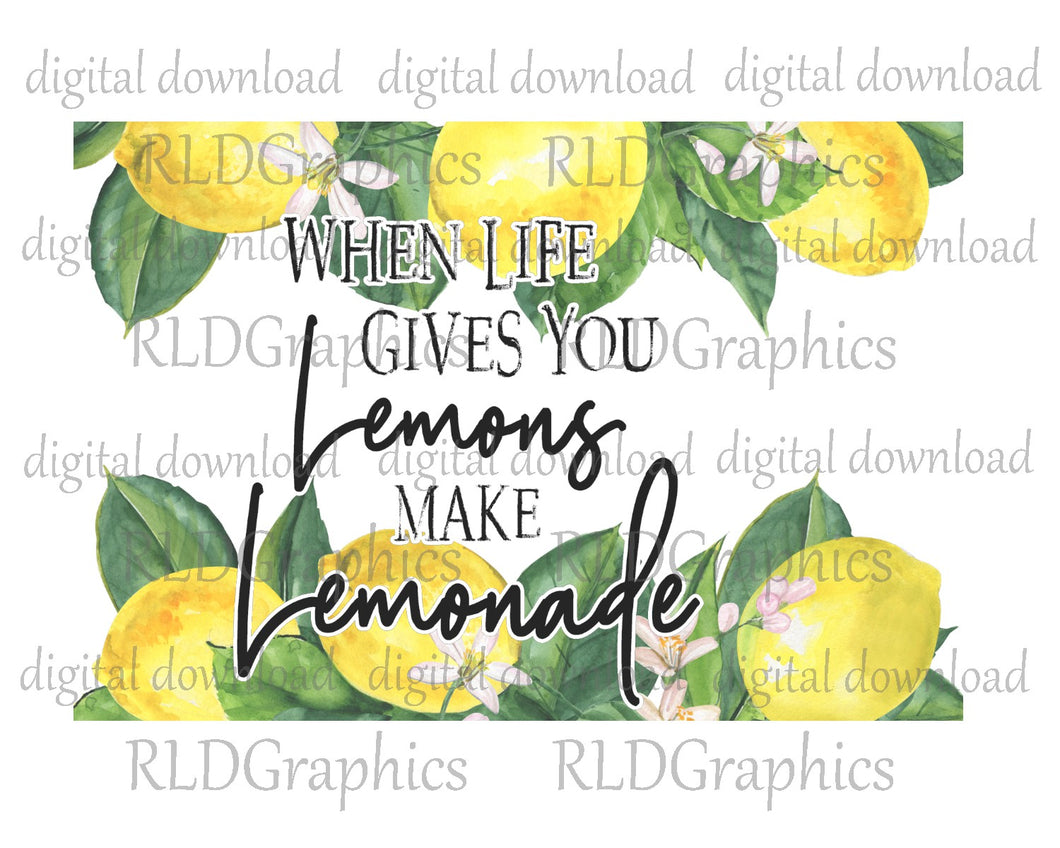 When Life Gives You Lemons Make Lemonade (Wooden Cutting Board)