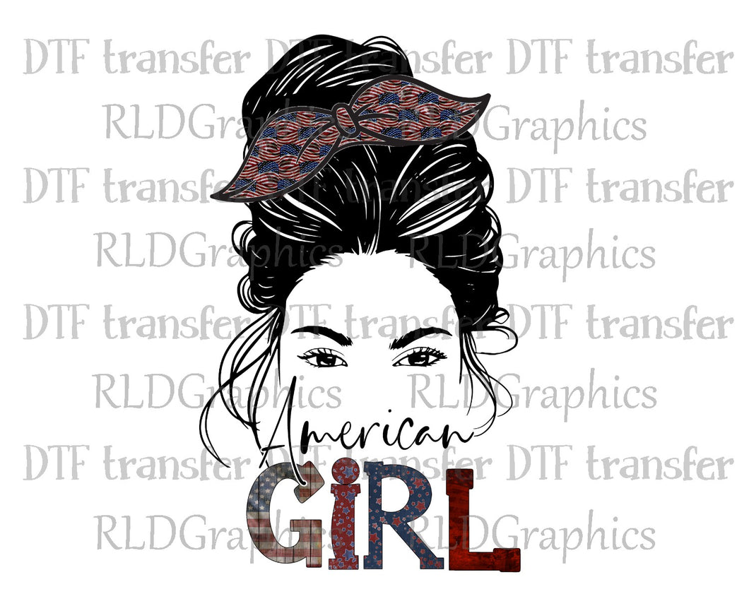 American Girl - DTF Transfer