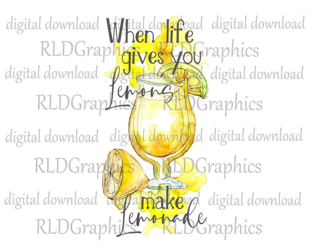 When Life Gives You Lemons Make Lemonade (Skinny Tumbler)