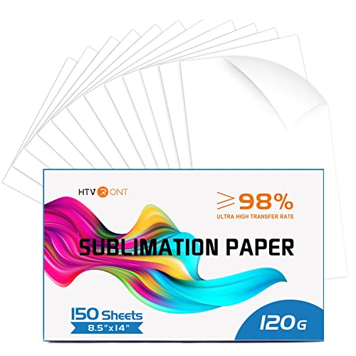 HTVRONT Sublimation Paper 8.5x14 inches - 150 Sheets