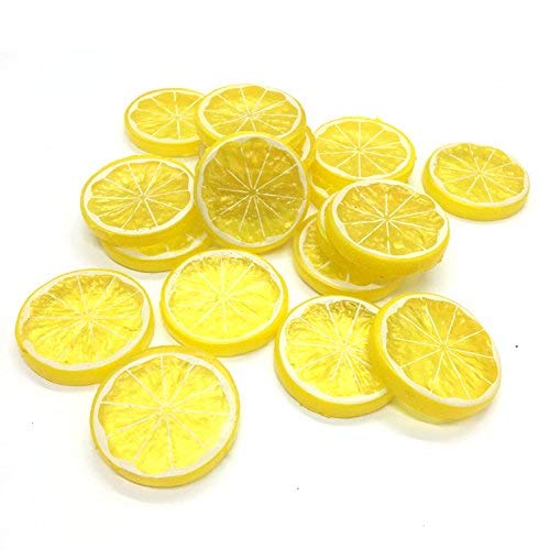 20PCS Plastic Lemon Slices