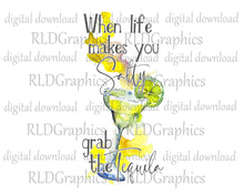Load image into Gallery viewer, When Life Makes You Salty Grab The Tequila (skinny tumbler)
