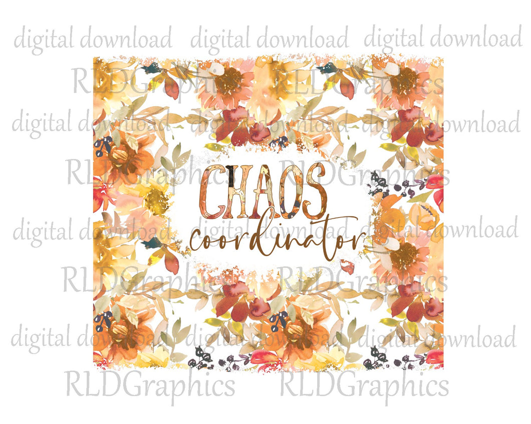 Chaos Coordinator (30 oz Skinny Tumbler)