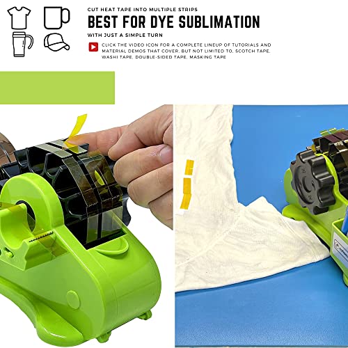 4 Colors Cut Heat Tape Dispenser Sublimation Thermal Tape Holder Cutter  Machine for Heat Transfer Tape