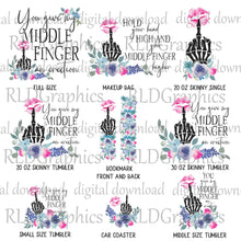 Load image into Gallery viewer, Middle Finger With Lips Bundle (9 design sizes included)
