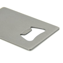 Load image into Gallery viewer, Stainless Steel Credit Card Bottle Opener - Double Sided
