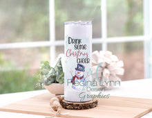 Load image into Gallery viewer, Drink Some Christmas Cheer (skinny tumbler)
