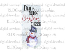 Load image into Gallery viewer, Drink Some Christmas Cheer (skinny tumbler)
