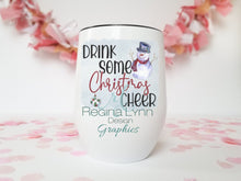 Load image into Gallery viewer, Drink Some Christmas Cheer (Wine Tumbler)
