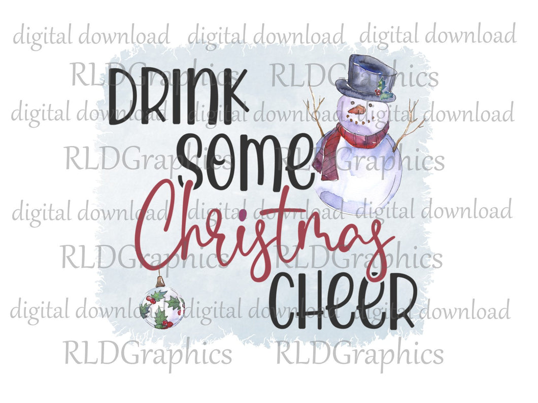 Drink Some Christmas Cheer (Wine Tumbler)