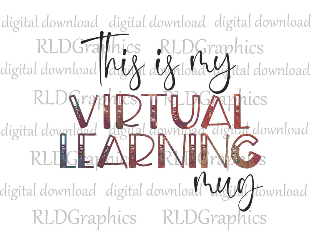 This Is My Virtual Learning Mug (coffee mug)