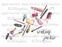 Load image into Gallery viewer, Makeup Junkie (makeup bag)
